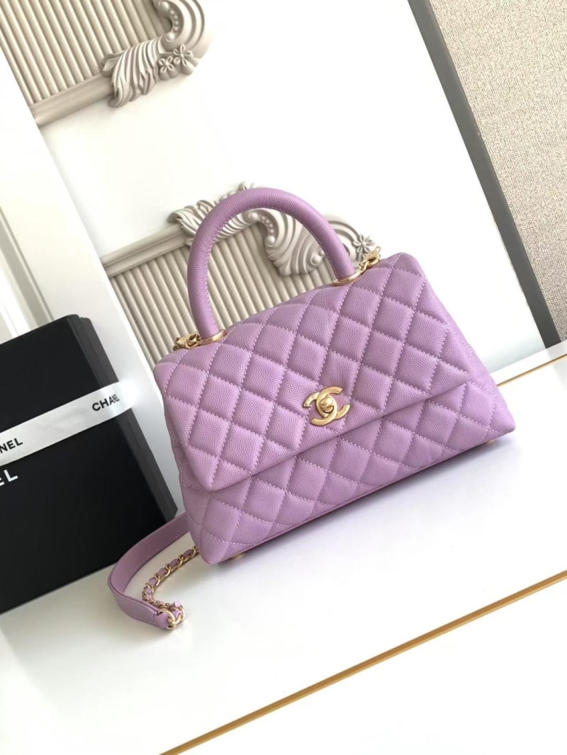 Ch**el top handle bags